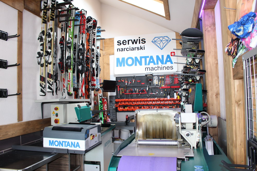Serwis narciarski na sprzęcie Montana - wypożyczalnia U Maćka